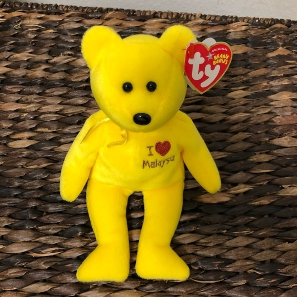Ty Beanie Baby I heart Malaysia with tag